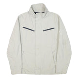 NAUTICA Mens Beige Zip Up Polyester Blend Casual Jacket L