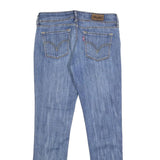 LEVI'S 571 Womens Slim Blue Denim Light W30 L28 Slim Fit Zip Jeans