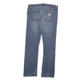 CARHARTT Mens Jeans Blue Slim Straight Denim Medium W28 L28 Classic Zip Pockets