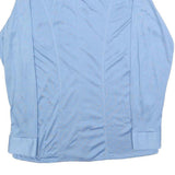 LIBERO Mens Blue Shirt S Button Down Collar Long Sleeve Polyester Formal