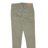 LEVI'S Womens Cotton Slim Slim Straight Beige Trousers W27 L30 Casual Stylish