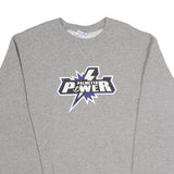 RUSSELL ATHLETIC Mens Grey Palmetto Power Crew Neck M Cotton Blend Sweatshirt