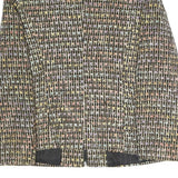 SAG HARBOUR Womens Black & Multicolour Check Blazer Jacket UK 16 Polyester Blend