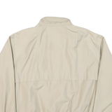 WOOLRICH Mens Beige Cotton Blend Harrington Jacket XL Plain Zip Casual Outerwear