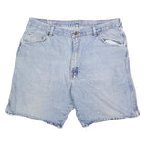 WRANGLER Mens Light Blue Denim Casual Shorts XL W38 Cotton Blend Comfortable Fit