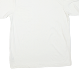 DKNY Mens White Cotton Blend T-Shirt S Short Sleeve Crew Neck Pocket Logo