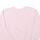 HANES Womens Pink Pullover Crew Neck M Cute Bear Graphic Sweatshirt