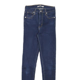 LEVI'S Womens Jeans Blue Slim Skinny Denim Medium Wash W23 L28 Stretch Zip