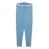 NIKE Womens Joggers Blue Slim Tapered L W28 L28 Sports Performance Activewear