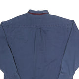 FARAH Mens Blue Casual Shirt L Button Down Collar Cotton Classic Fit