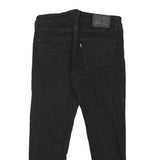 LEVI'S Mens Jeans Black Slim Skinny Denim Medium W29 L25 Classic Cotton Blend