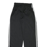 ADIDAS Mens Joggers Black & White Classic Tapered L W26 L30 Sportswear