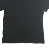 LEVI'S Mens Black T-Shirt L Short Sleeve Crew Neck Logo Print Cotton Casual