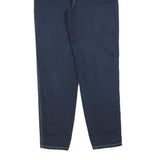 NEWPORT Mens Cotton Blend Navy Regular Fit Straight Leg Trousers W32 L30