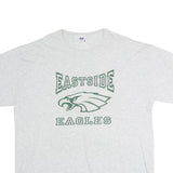 RUSSELL ATHLETIC Mens Grey Eastside Eagles Graphic T-Shirt XL Short Sleeve Crew