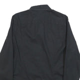 CALVIN KLEIN JEANS Mens Black Shirt M Classic Cotton Blend Long Sleeve Casual