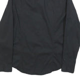 CALVIN KLEIN JEANS Mens Black Shirt M Classic Cotton Blend Long Sleeve Casual