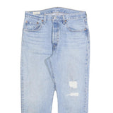 LEVI'S 501 BIG E Womens Jeans Blue Regular Straight Denim Light W30 L26 Vintage