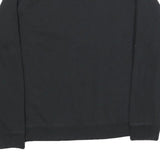 LEVI'S Mens Black Crew Neck XS Cotton Blend Sweatshirt Logo Print