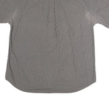 TOMMY HILFIGER Mens Black & White Check Shirt XL Short Sleeve Cotton Casual