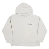 LEVI'S Mens White Pullover Hoodie L Cotton Soft Comfort