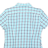 MAMMUT Womens Blue & White Checked Shirt S Lightweight Casual Outdoor