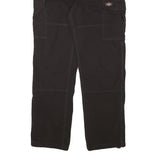 DICKIES Mens Regular Fit Black Cotton Blend Cargo Trousers W35 L31 Durable