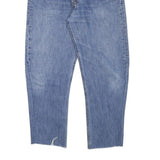 LEVI'S Mens Blue Relaxed Straight Denim Light W31 L25 Studded Pocket Jeans