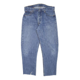 LEVI'S Mens Blue Relaxed Straight Denim Light W31 L25 Studded Pocket Jeans