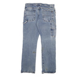 DICKIES Mens Regular Fit Blue Denim Jeans W36 L32 Workwear Zip Closure