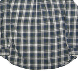 WOOLRICH Mens Blue & Green Check Shirt XL Cotton Blend Classic Button-Down