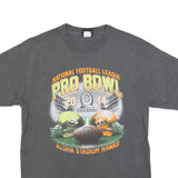 NFL Mens Grey Pro Bowl 2014 Graphic T-Shirt M Short Sleeve Crew Neck