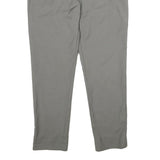 THEORY Womens Wool Grey Regular Fit Straight Leg Trousers W30 L28 Smart Workwear