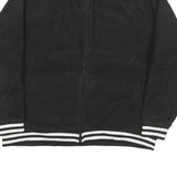 CHAMPION Mens Black Polyester Blend Zip Jacket 2XL Plain Sportswear Casual