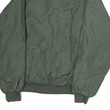 MISTY MOUNTAIN Womens Green & Purple Zip Jacket XL Polyester Plain Reversible