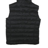 PHILIPP PLEIN Mens Black Hooded Zip-Up Sleeveless Polyester Jacket M