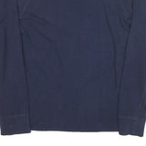 NIKE Mens Blue XL Long Sleeve Crew Neck Cotton Blend T-Shirt Casual Classic