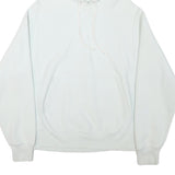 CHAMPION Mens White Pullover Hoodie S Cotton Blend Casual Sportswear