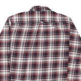 JACHS Mens Red White & Black Plaid Shirt XL Cotton Blend Button Casual