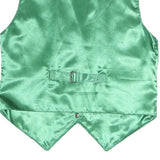 CITY LIFE Womens Green Embroidered Button Jacket M Polyester Blend Vest