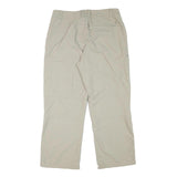 KILLTEC Mens Relaxed Beige Polyester Blend Zip Trousers W34 L28 Outdoor Casual