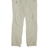 SALEWA Mens Polyester Blend Beige Regular Fit Cargo Trousers W29 L33 Hiking