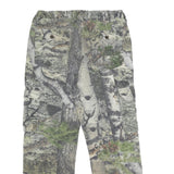 MOSSY OAK Mens Cotton Blend Camouflage Regular Cargo Trousers W32 L29 Outdoor