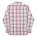 TOMMY HILFIGER Mens Red & White Check Shirt L Long Sleeve Casual Button