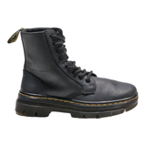 DR MARTENS Combs Lace-Up Boots Black Leather Womens UK 3
