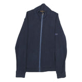 BEN SHERMAN Mens Blue Cotton Zip Jacket M Plain Casual Lightweight Stylish