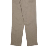 DICKIES Mens Cotton Blend Beige Regular Fit Straight Leg Trousers W29 L32