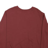 THE BEATLES Womens Red Abbey Road Crew Neck XL Sweatshirt Cotton Blend Pullover