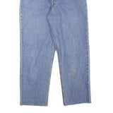 LEVI'S Womens Blue Regular Straight Denim Light W25 L24 Classic Button Jeans