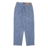 LEVI'S Womens Blue Regular Straight Denim Light W25 L24 Classic Button Jeans